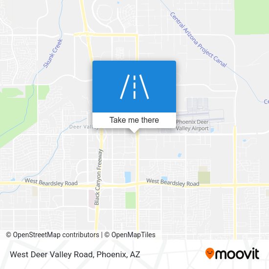 Mapa de West Deer Valley Road