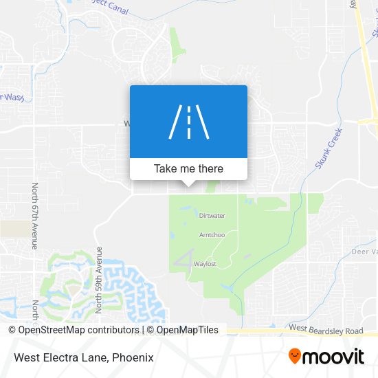 Mapa de West Electra Lane