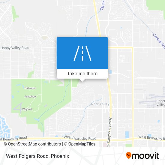 Mapa de West Folgers Road