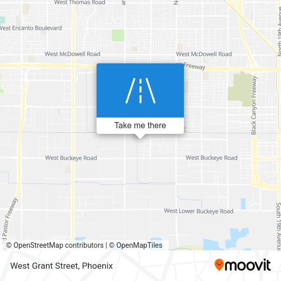 Mapa de West Grant Street