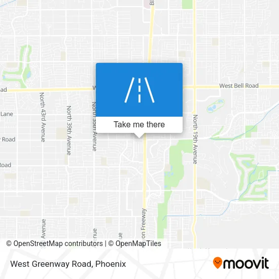 Mapa de West Greenway Road