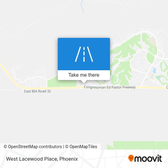 Mapa de West Lacewood Place