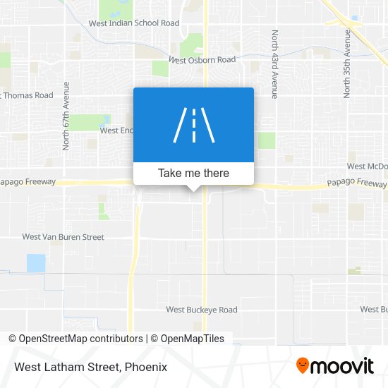 Mapa de West Latham Street