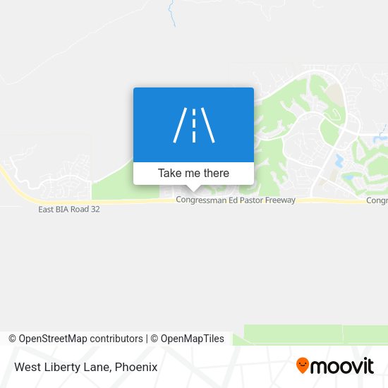 Mapa de West Liberty Lane