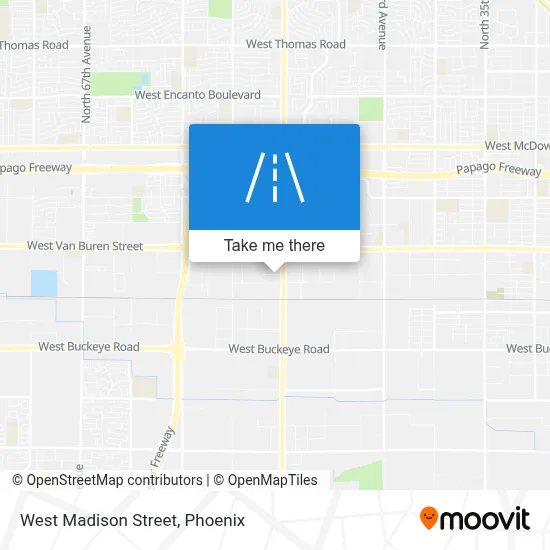 West Madison Street map