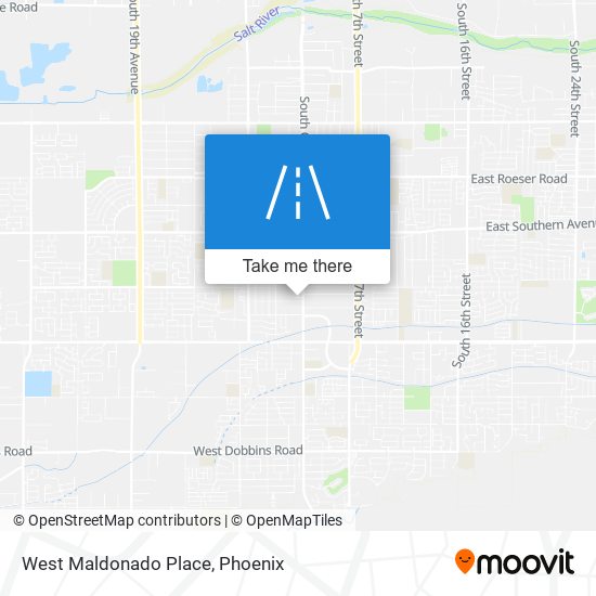 West Maldonado Place map