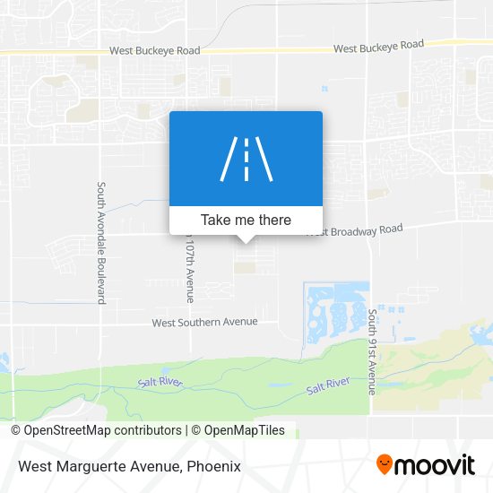 West Marguerte Avenue map