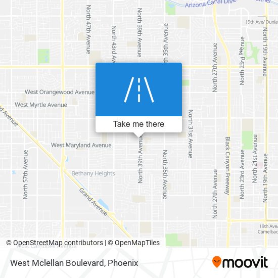 West Mclellan Boulevard map