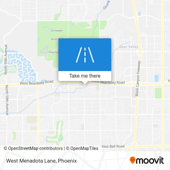 Mapa de West Menadota Lane