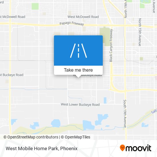 Mapa de West Mobile Home Park