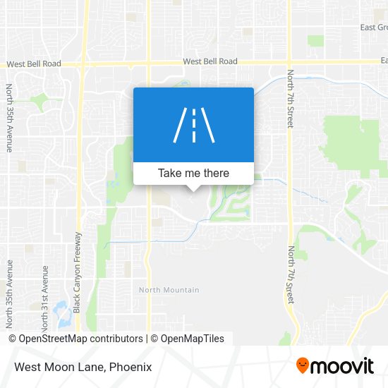 Mapa de West Moon Lane