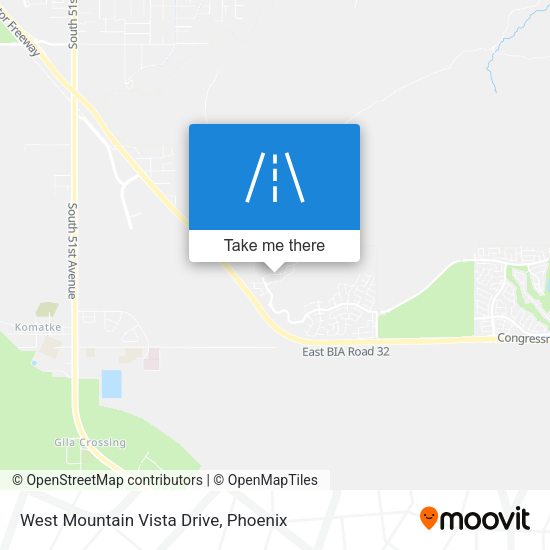 West Mountain Vista Drive map