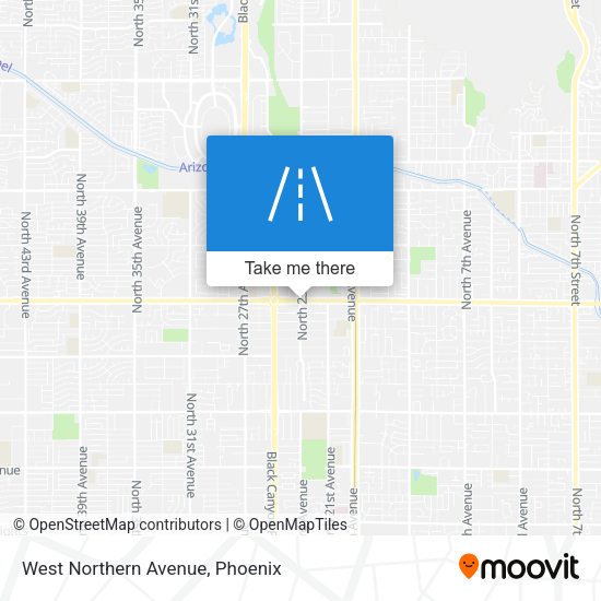 West Northern Avenue map