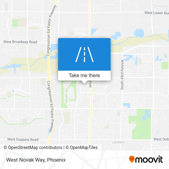 Mapa de West Novak Way