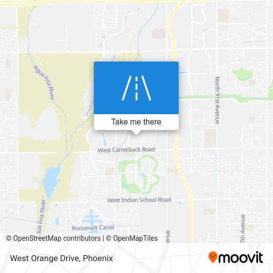 Mapa de West Orange Drive