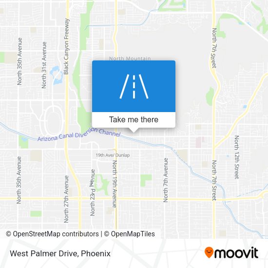 Mapa de West Palmer Drive