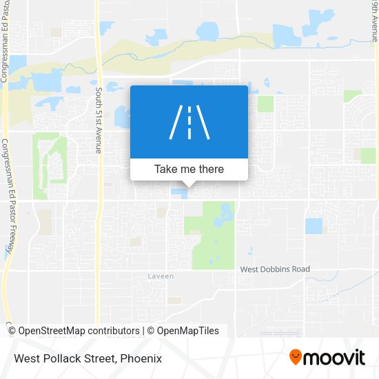 Mapa de West Pollack Street