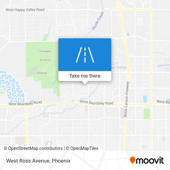 Mapa de West Ross Avenue