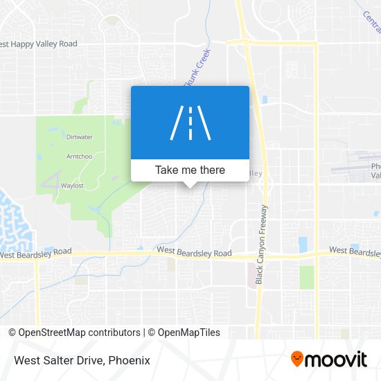 Mapa de West Salter Drive