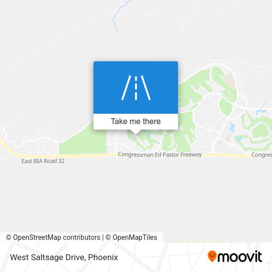 Mapa de West Saltsage Drive