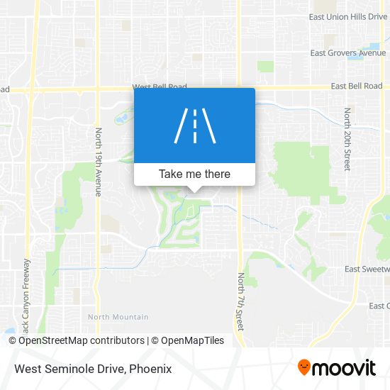 West Seminole Drive map