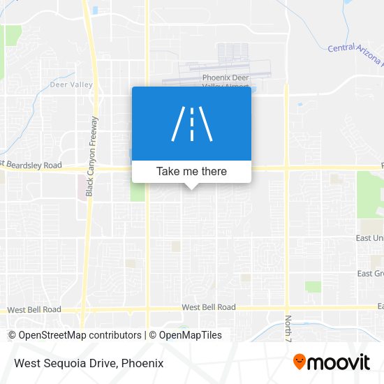 Mapa de West Sequoia Drive
