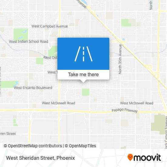 West Sheridan Street map