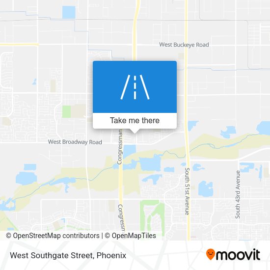 Mapa de West Southgate Street