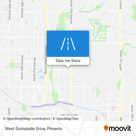 West Sunnyside Drive map