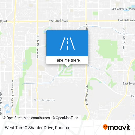 West Tam O Shanter Drive map