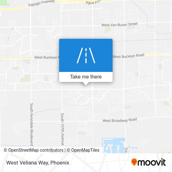 Mapa de West Veliana Way