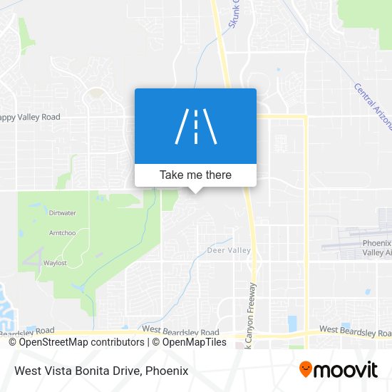 West Vista Bonita Drive map