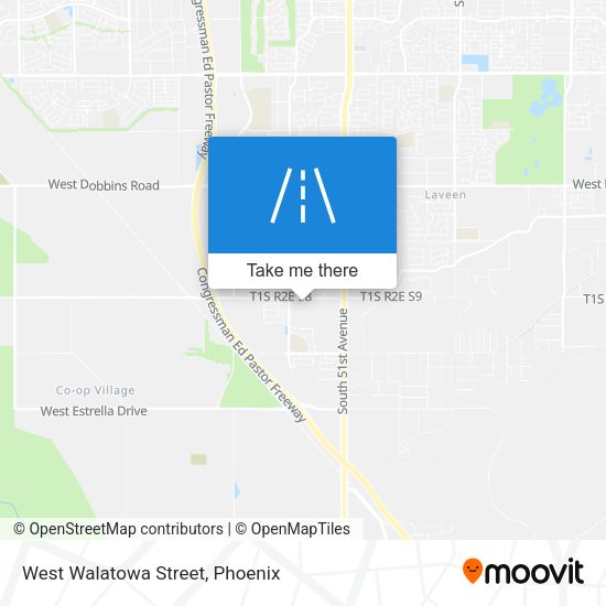 Mapa de West Walatowa Street