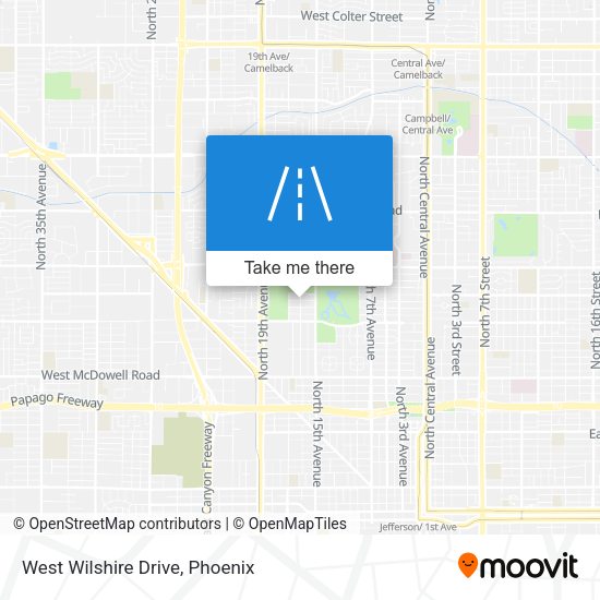 Mapa de West Wilshire Drive