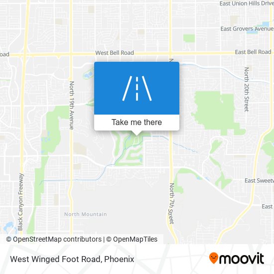 Mapa de West Winged Foot Road