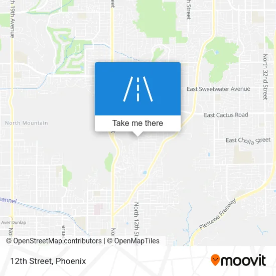 12th Street map