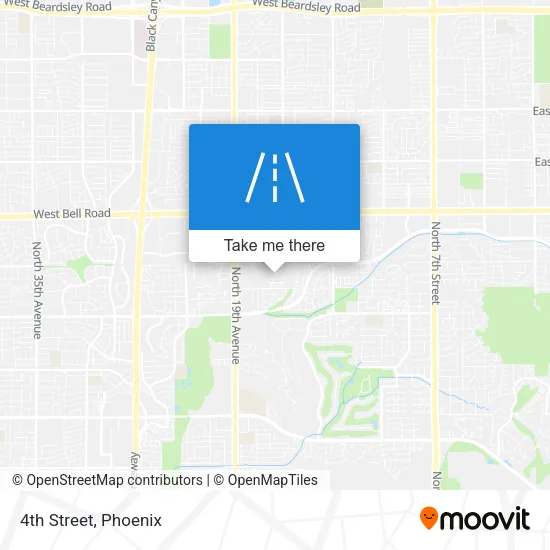 4th Street map