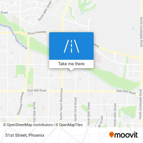 51st Street map