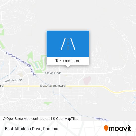 East Altadena Drive map