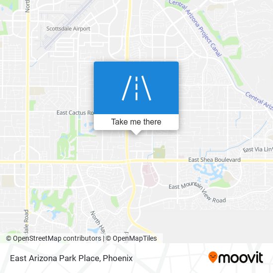 Mapa de East Arizona Park Place
