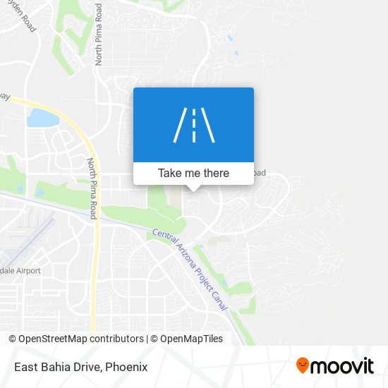 East Bahia Drive map