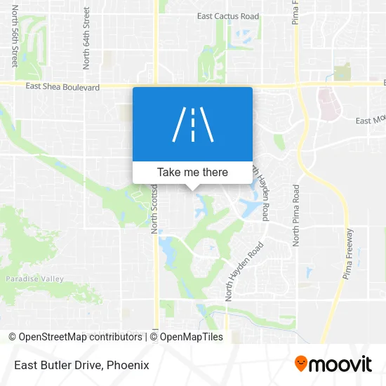 East Butler Drive map
