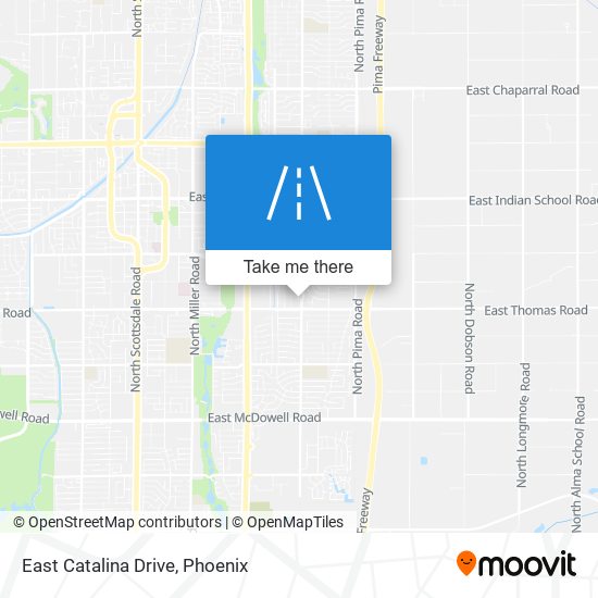 East Catalina Drive map