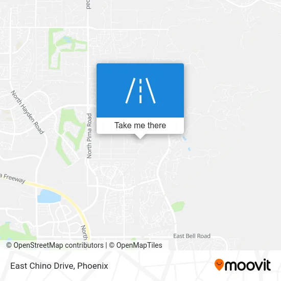 East Chino Drive map
