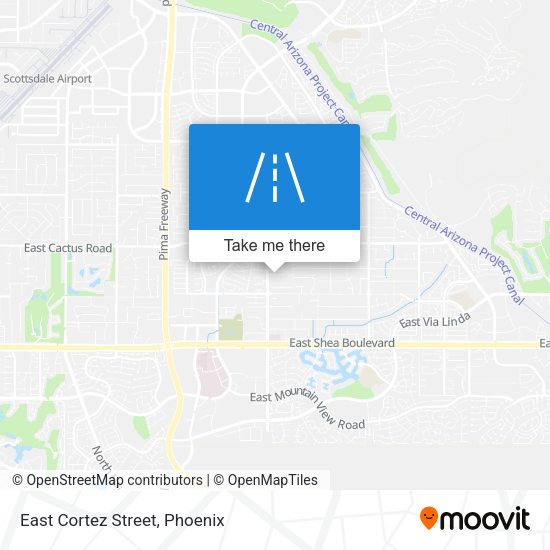 Mapa de East Cortez Street