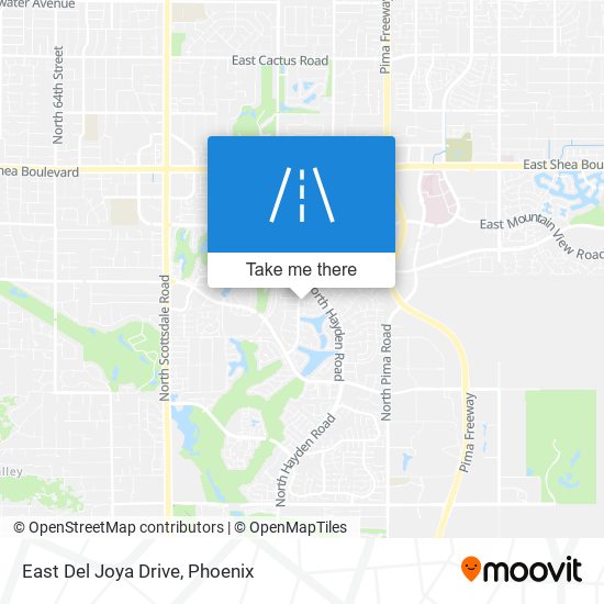 East Del Joya Drive map