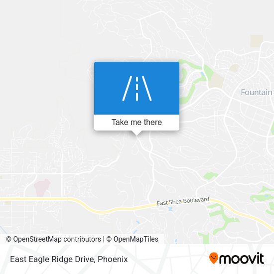 East Eagle Ridge Drive map