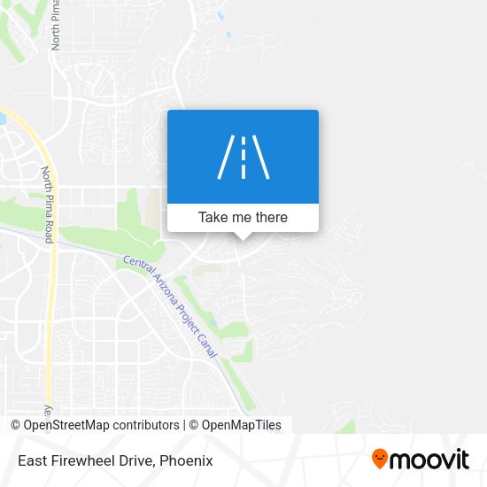 East Firewheel Drive map