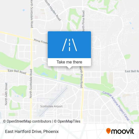 Mapa de East Hartford Drive