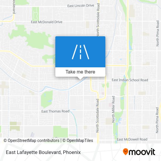East Lafayette Boulevard map